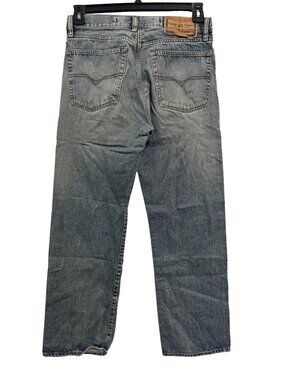 vintage 90s Diesel jeans size 31x30 Industry Mens Blue Wash Distressed Denim